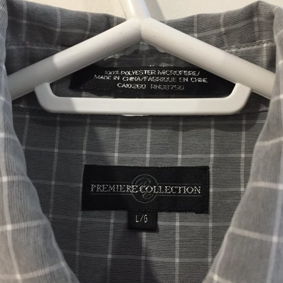 Premier Collection  Grey Shirt - Picture 2 of 4